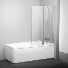 Шторка для ванны Ravak 100 см 10CVS2-100 R белый+transparent (7QRA0103Z1)