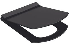 Крышка для унитаза Idevit Vega Soft-Close Slim черная (53-02-06-004)