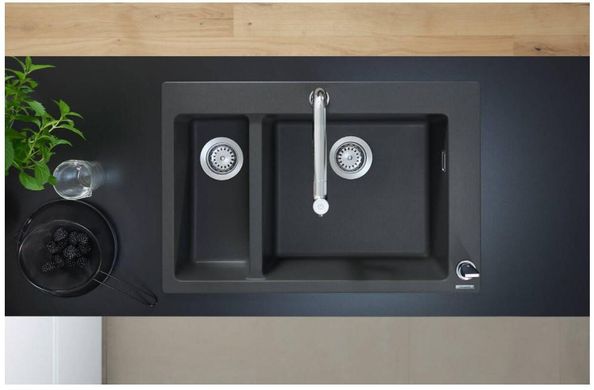 Кухонная мойка Hansgrohe S510-F635 черный графит (43315170)