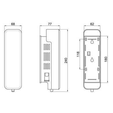 Дозатор для рідкого мила Qtap Davcovac mydla (DM350CS1)