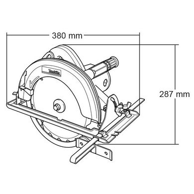 Дискова пила MAKITA N5900B