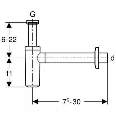 Сифон для раковини Geberit (151.034.21.1)