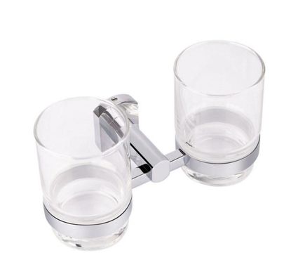 Двойной стакан для зубных щеток Qtap Liberty (QTLIBCRM1155)