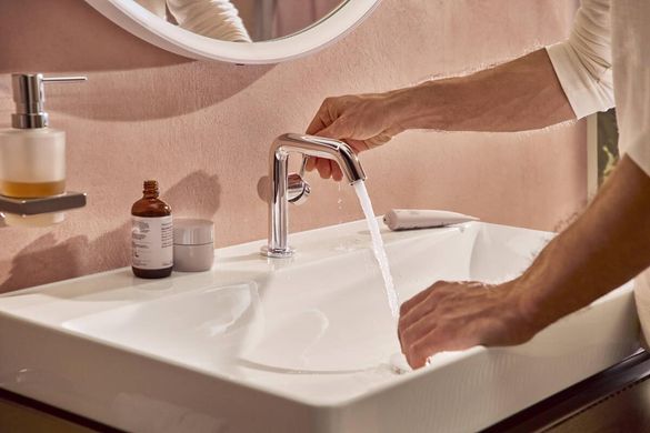 Смеситель для раковины Hansgrohe Tecturis S CoolStart EcoSmart+ (73320000)