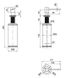 Дозатор мийного засобу Lidz (CRM) 112 02 000 10 нікель (LIDZCRM1120200010)
