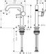 Змішувач для раковини Hansgrohe Tecturis S CoolStart EcoSmart+ (73340000)