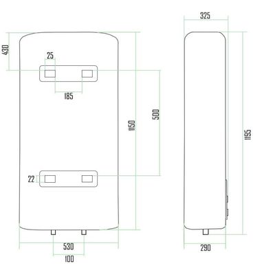 Водонагрівач Thermo Alliance 100 л сухий ТЕН (DT100V20GPDD2)