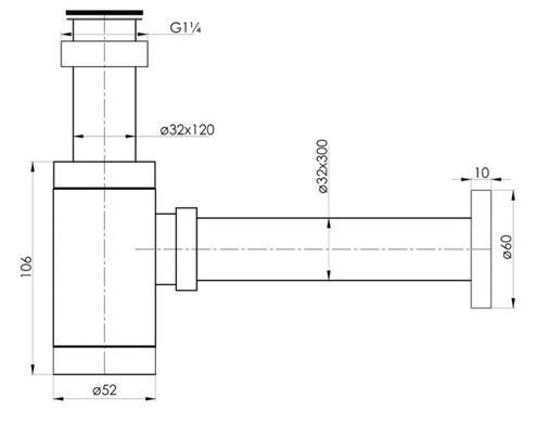 Сифон для раковини IMPRESE HYDRANT (ZMK031806600)