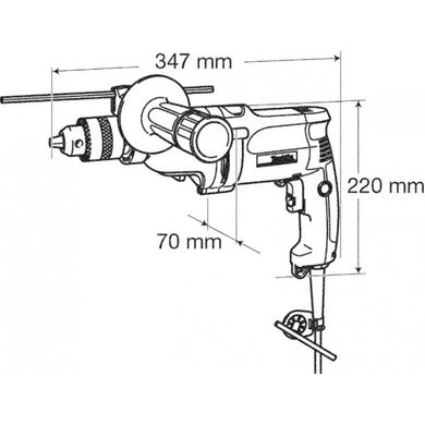 Дриль безударний Makita DP 4010