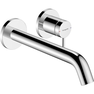 Настінний змішувач для раковини Hansgrohe Tecturis S EcoSmart+ 225 мм (73351000)