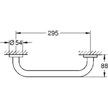 Поручень для ванної Grohe Essentials (40421001)