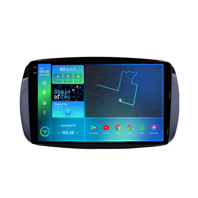 Штатна магнітола Torssen 2K Smart ForTwo 11-17 F9332 4G Carplay DSP