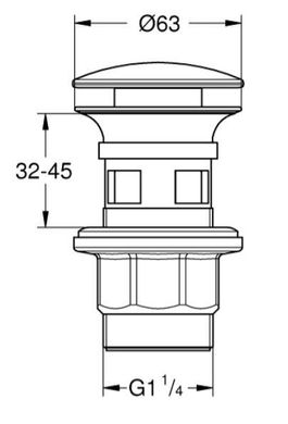 Донный клапан Grohe (40824000)