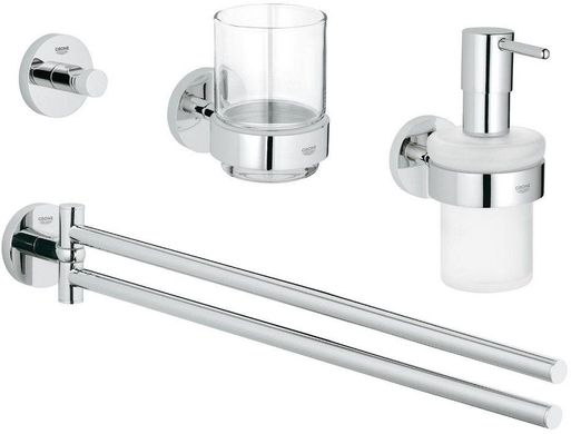 Набір аксесуарів 4 в 1 Grohe Essentials (40846001)