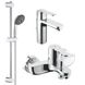 Комплект змішувачів для ванної кімнати Grohe QuickFix Get (UA202701MQ)