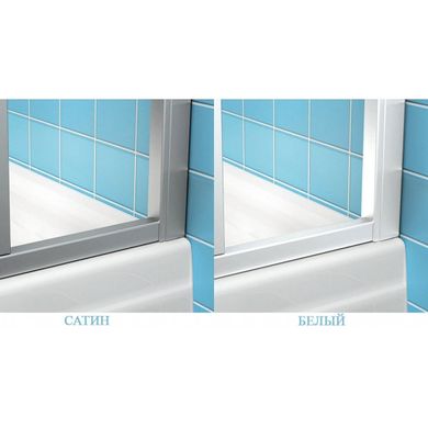 Двери для ванны Ravak 120 см AVDP3-120 белые+transparent (40VG0102Z1)