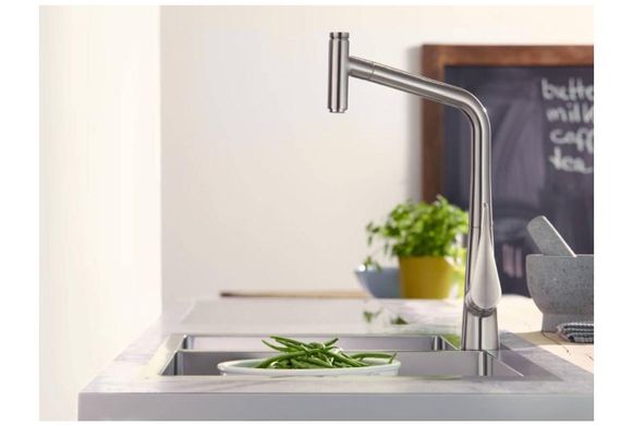 Кухонна мийка з неіржавкої сталі Hansgrohe S711-F655 (43309800)