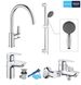 Комплект змішувачів для ванної кімнати та кухні Grohe QuickFix Start Edge (UA202501SK)