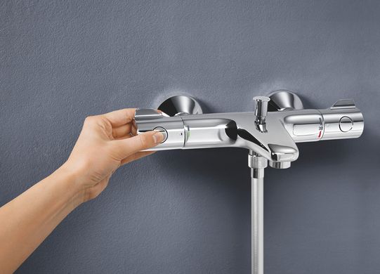 Комплект смесителей для ванной комнаты с термостатом Grohe QuickFix Grohtherm&Start (UA202304TS)