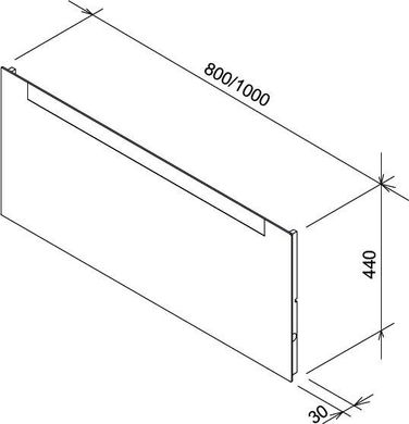 Дзеркало Ravak Clear 800 (X000000765)