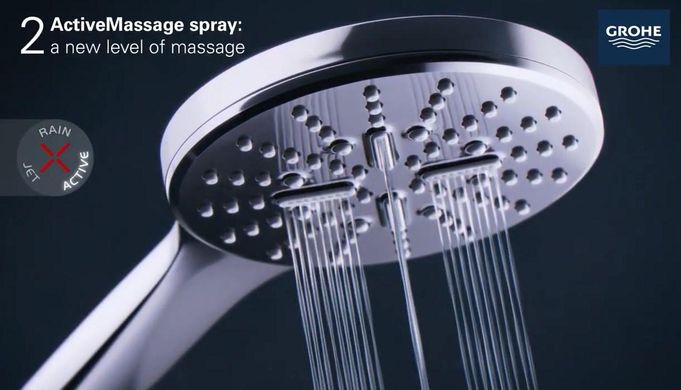 Душовий гарнітур Grohe RAINSHOWER Smartactive 130 (26546000)