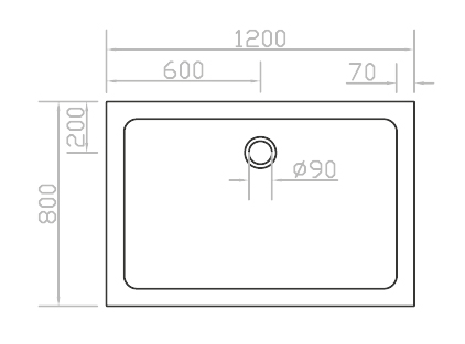 Панель для піддона Eger SMC (PAN-1280S)